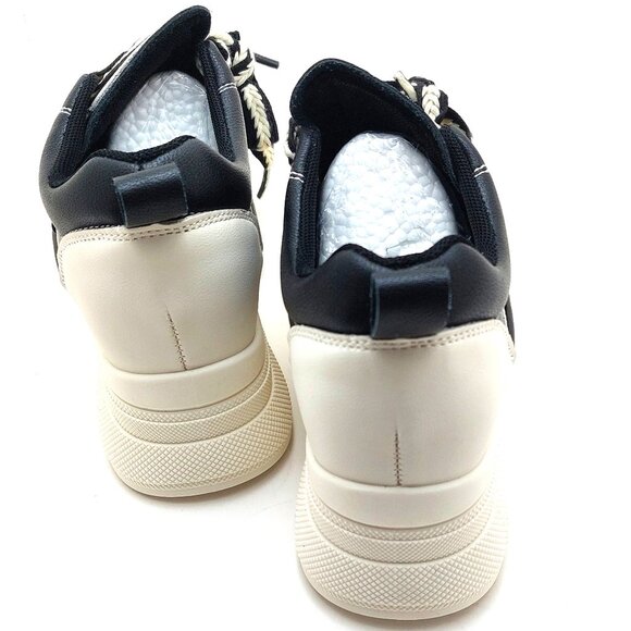 Women's Black and White Ashangyi Platform shoes  - Size 6 - Picture 4 of 11